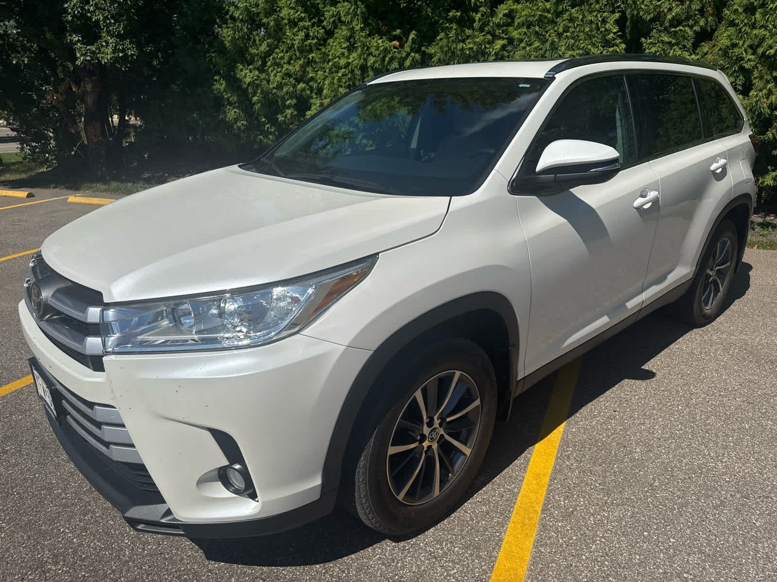 Used 2019 Blizzard Pearl Toyota XLE image 3