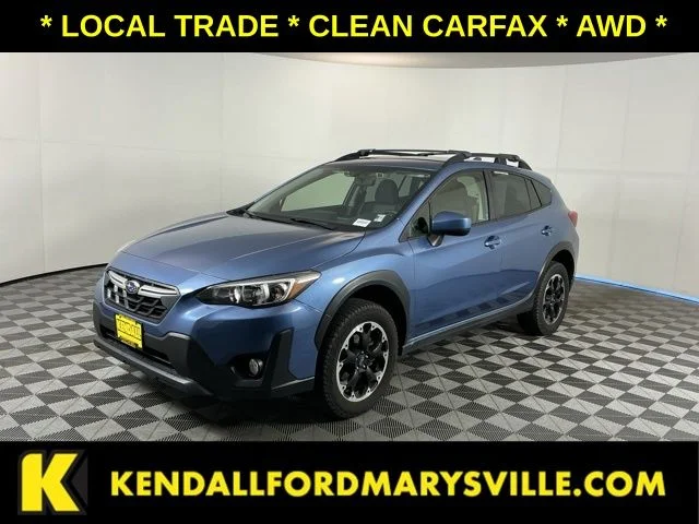Used 2021 Horizon Blue Subaru Premium image 1
