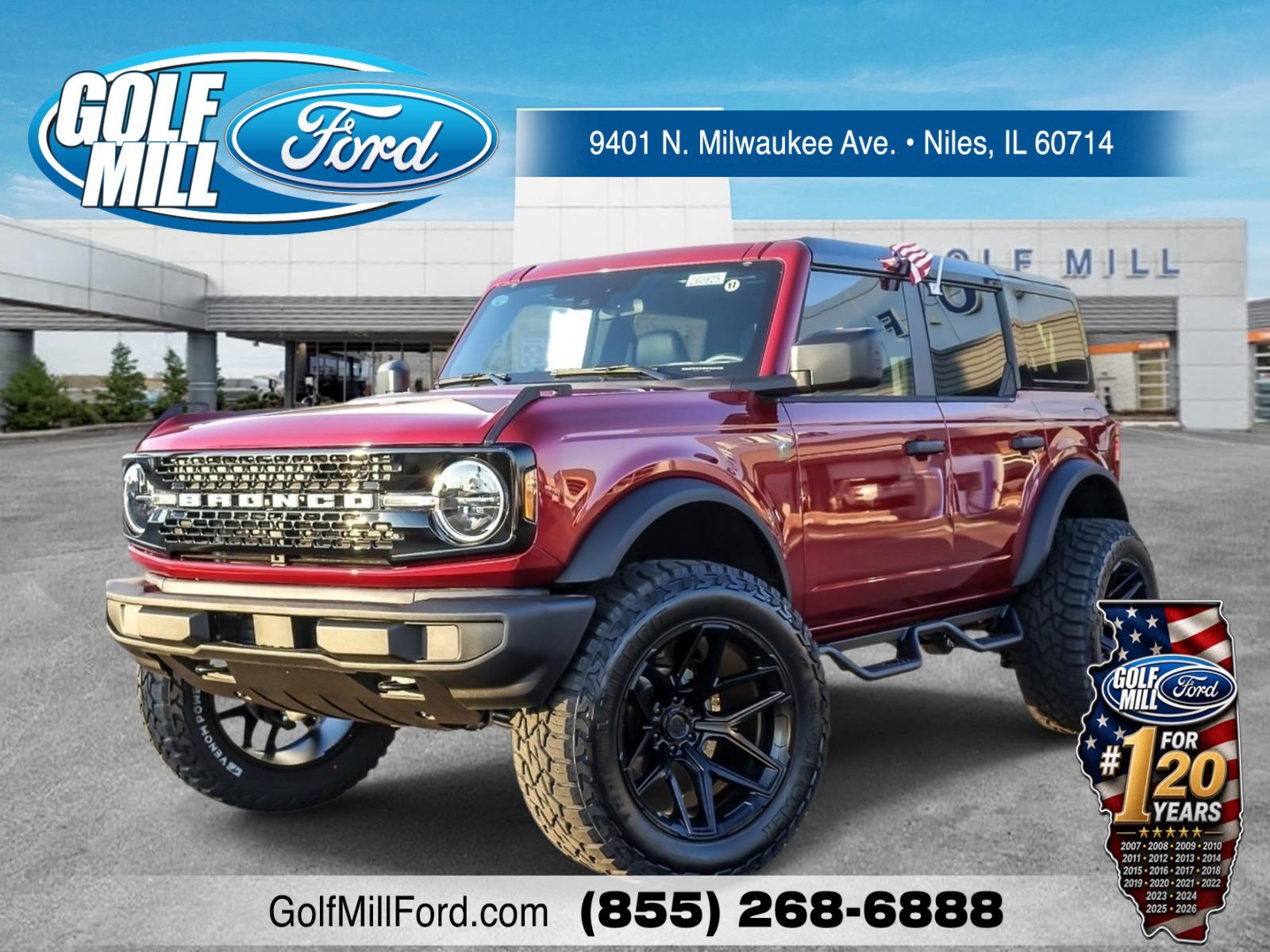 New 2026 Ruby Red Metallic Tinted Clearcoat Ford Big Bend image 1