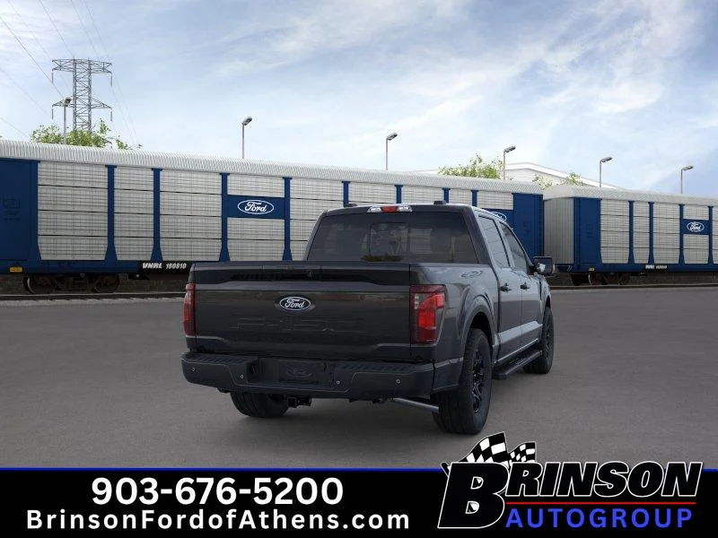 New 2026 Agate Black Metallic Ford XLT image 8