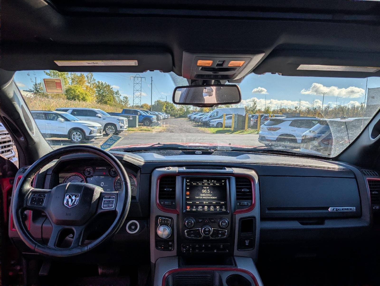 Used 2017 Flame Red Clearcoat Ram Rebel image 14