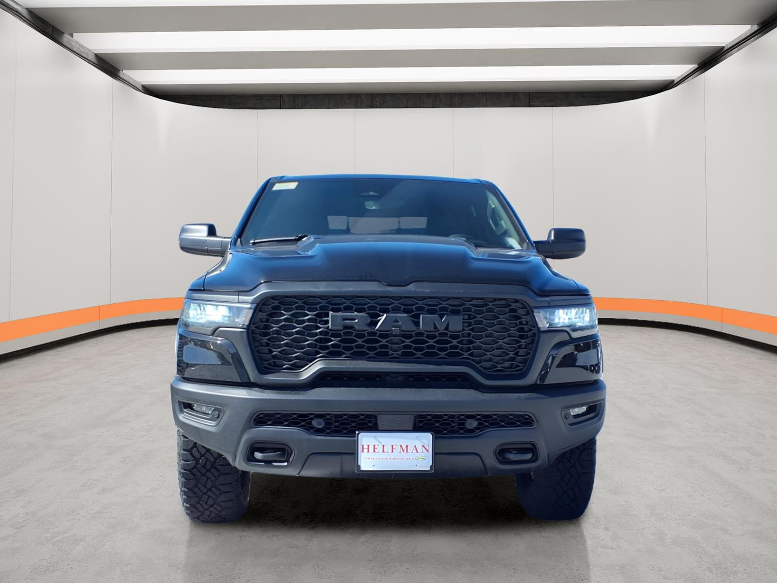 New 2026 Diamond Black Crystal Pearl-Coat Exterior Paint RAM Rebel image 2
