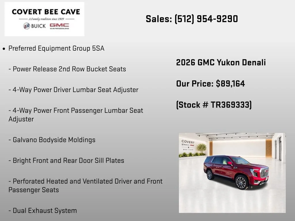 New 2026 Volcanic Red Tintcoat GMC Denali image 7