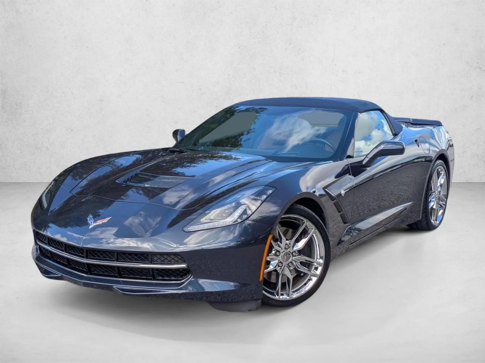 Used 2014 Night Race Blue Metallic Chevrolet Z51 2LT image 1