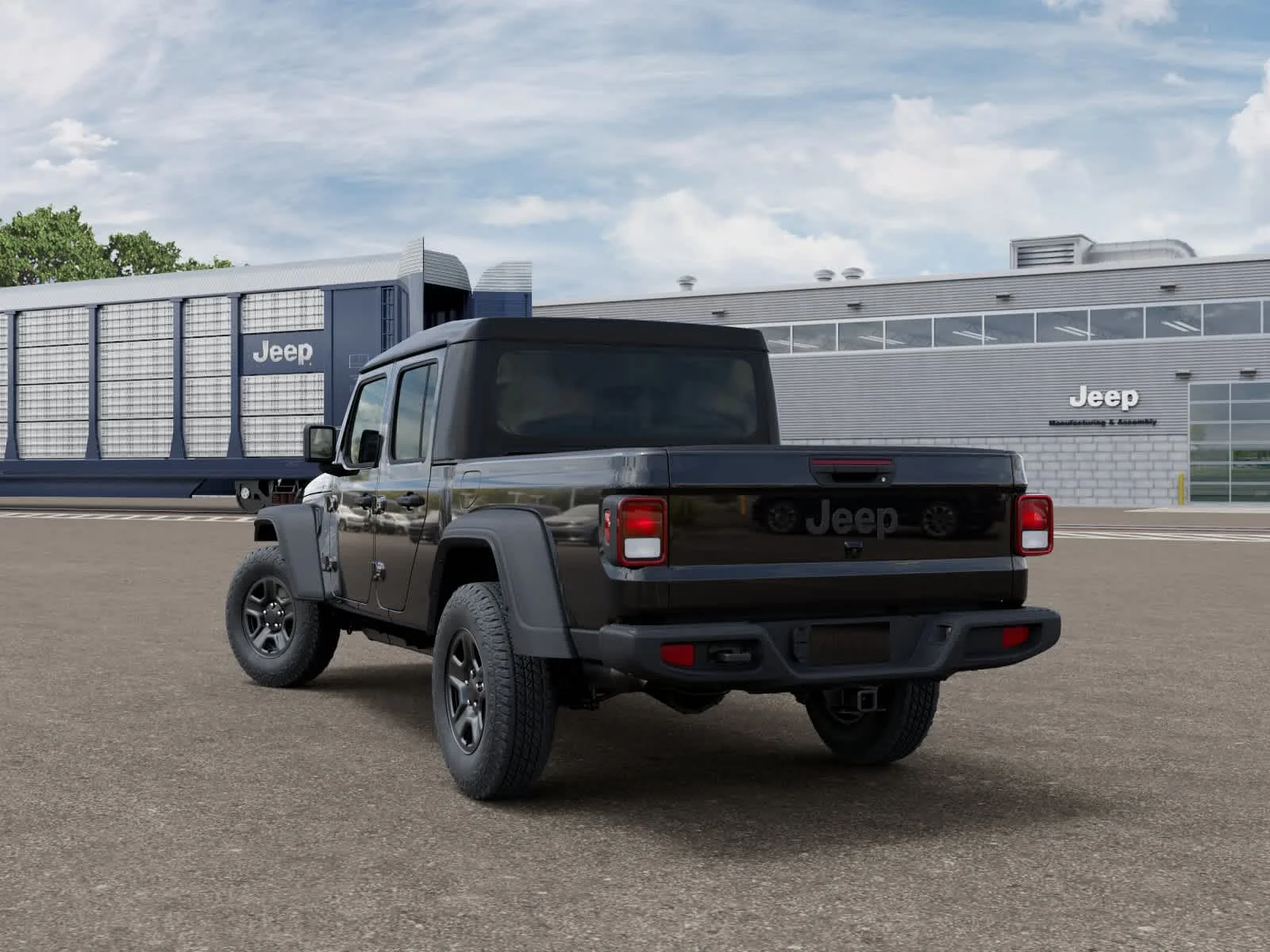 New 2025 Black Clearcoat Jeep Sport image 3