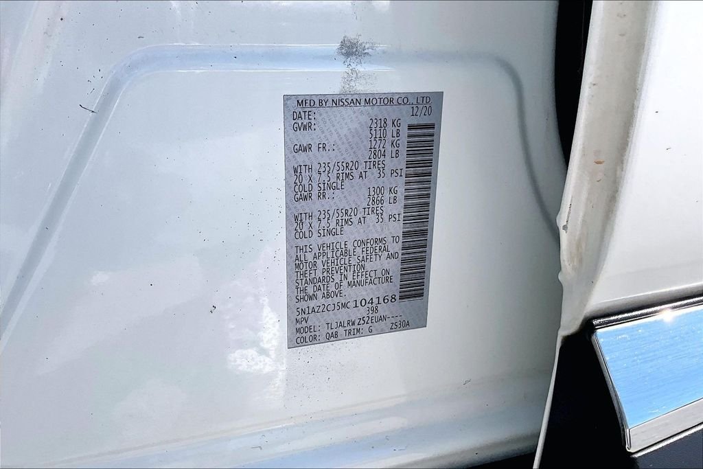 Used 2021 White Nissan SL image 32