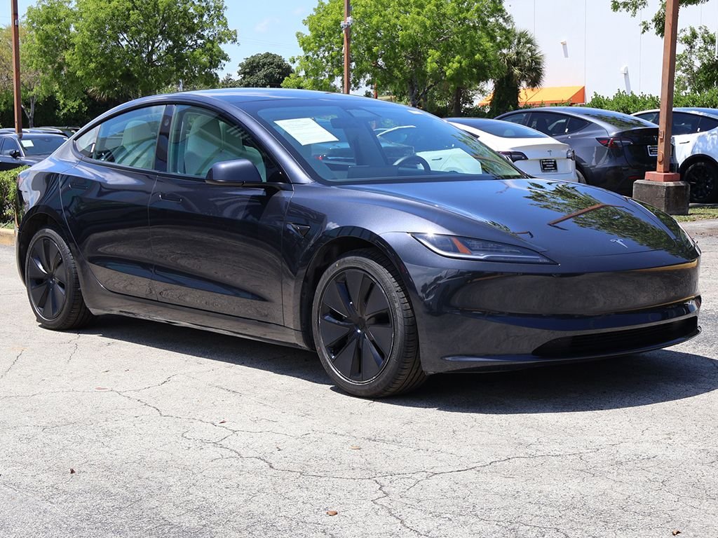 Used 2024 Tesla Model 3 Base with VIN 5YJ3E1EA0RF873588 for sale in Miami, FL