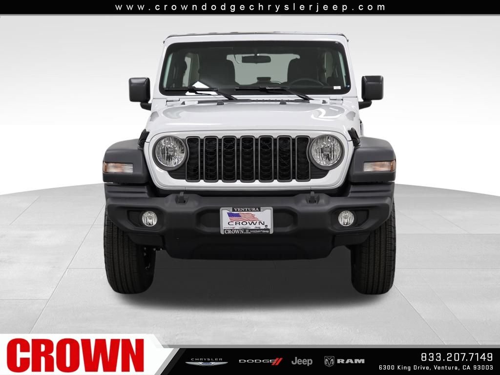 New 2026 Bright White Clear-Coat Exterior Paint Jeep Sport image 2