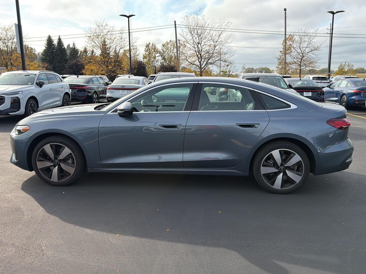 Used 2025 Horizon Blue Metallic Audi Premium Plus image 2