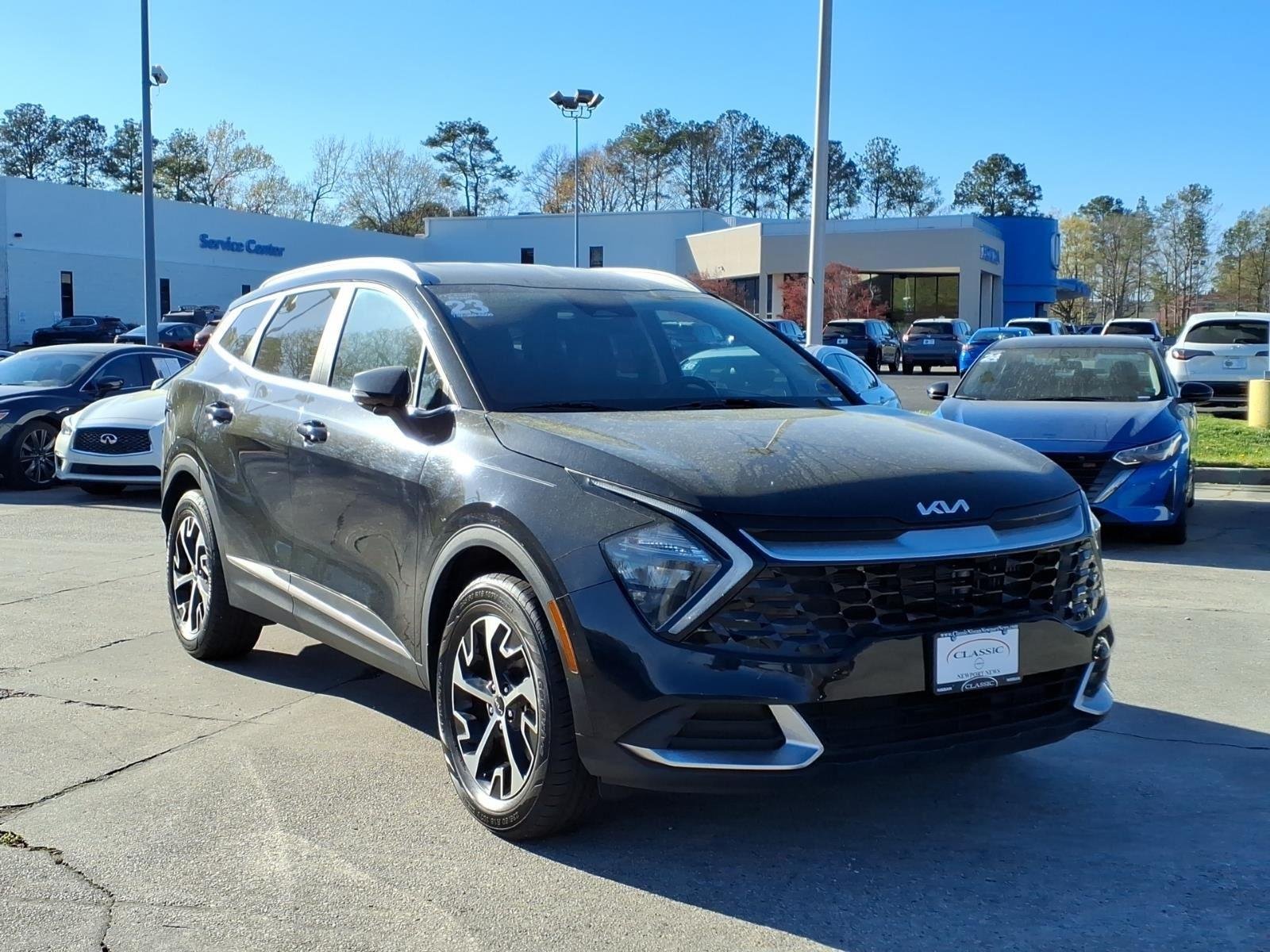 Used 2023 Fusion Black Kia EX image 14