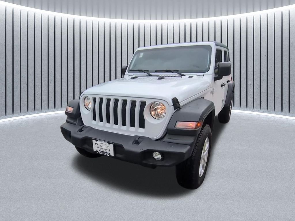 Used 2020 White Jeep Unlimited Sport S image 3