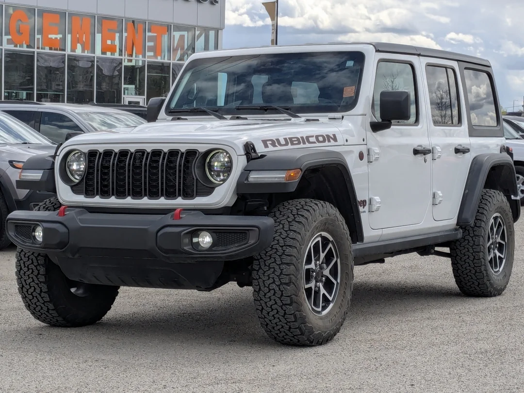 Certified Used 2024 White Jeep Rubicon - - Tech Grp - Safety Grp - Alpine Audio - Blind Spot & More! image 4