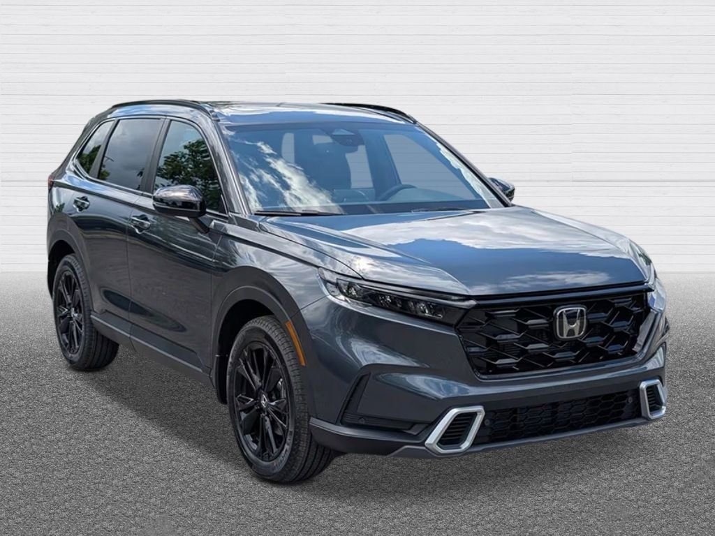 New 2026 Meteorite Gray Metallic Honda AWD Sport Touring Hybrid image 7