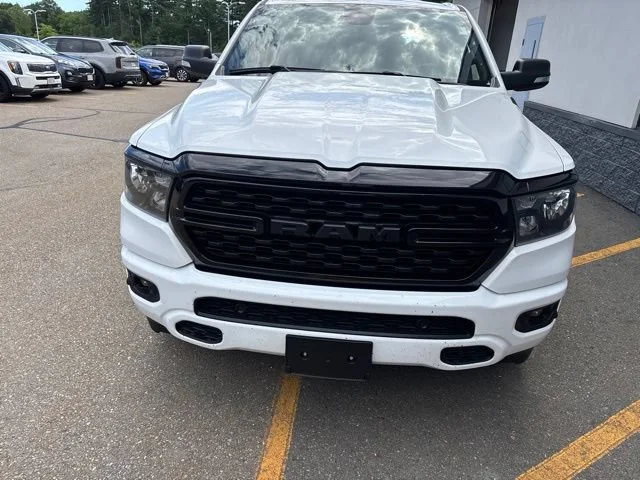 Used 2022 Bright White Clearcoat Ram Big Horn image 2