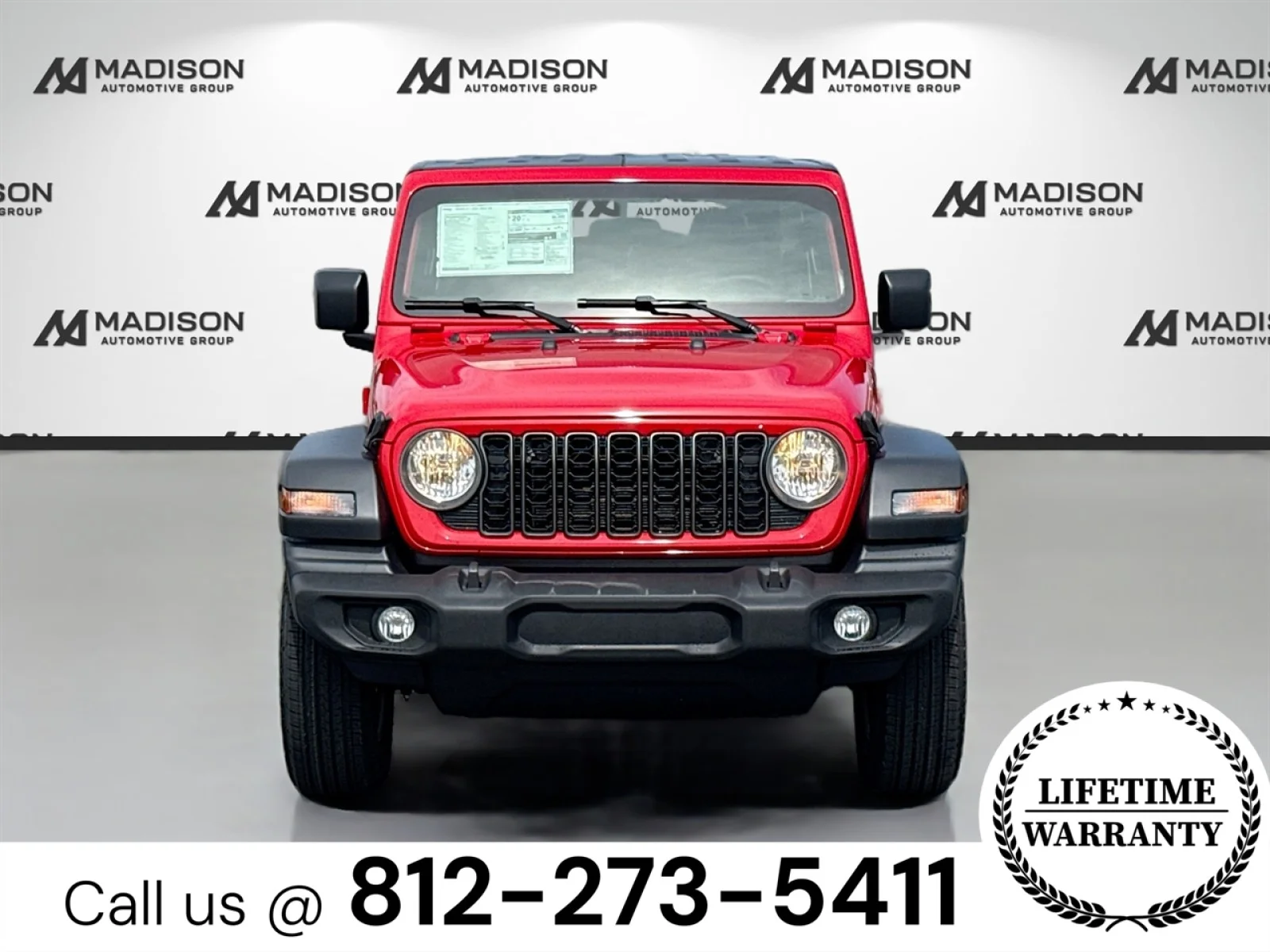 New 2026 Firecracker Red Clearcoat Jeep Sport image 2