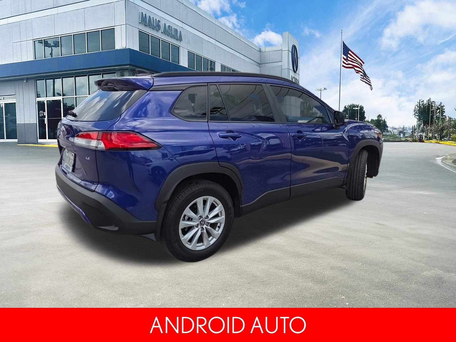 Used 2025 Blue Toyota LE image 7