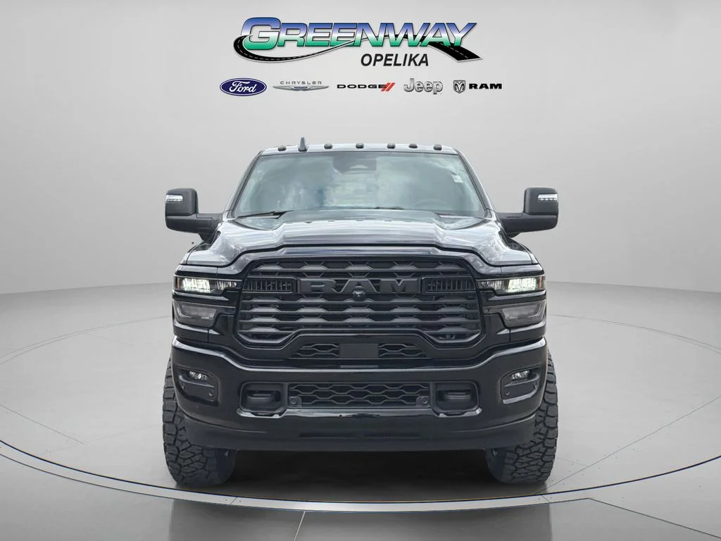 New 2025 Diamond Black Crystal Pearlcoat RAM Big Horn image 2