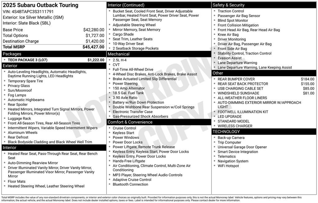 2025 Subaru Outback Touring - Photo 22