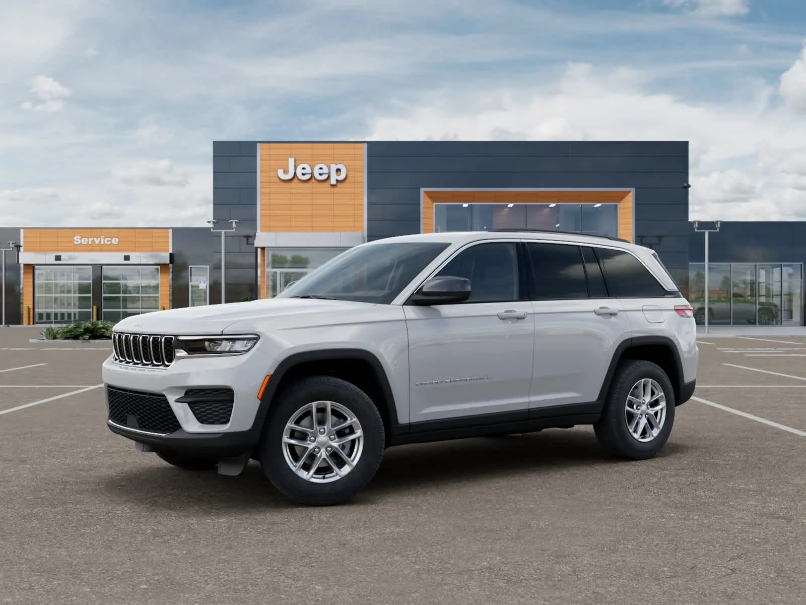 New 2026 Bright White Clearcoat Jeep Laredo X image 2