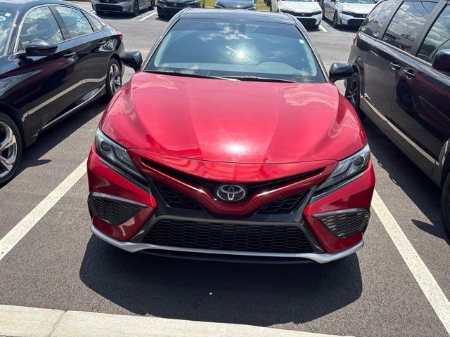 Used 2022 Midnight Black Metallic Toyota XSE image 2
