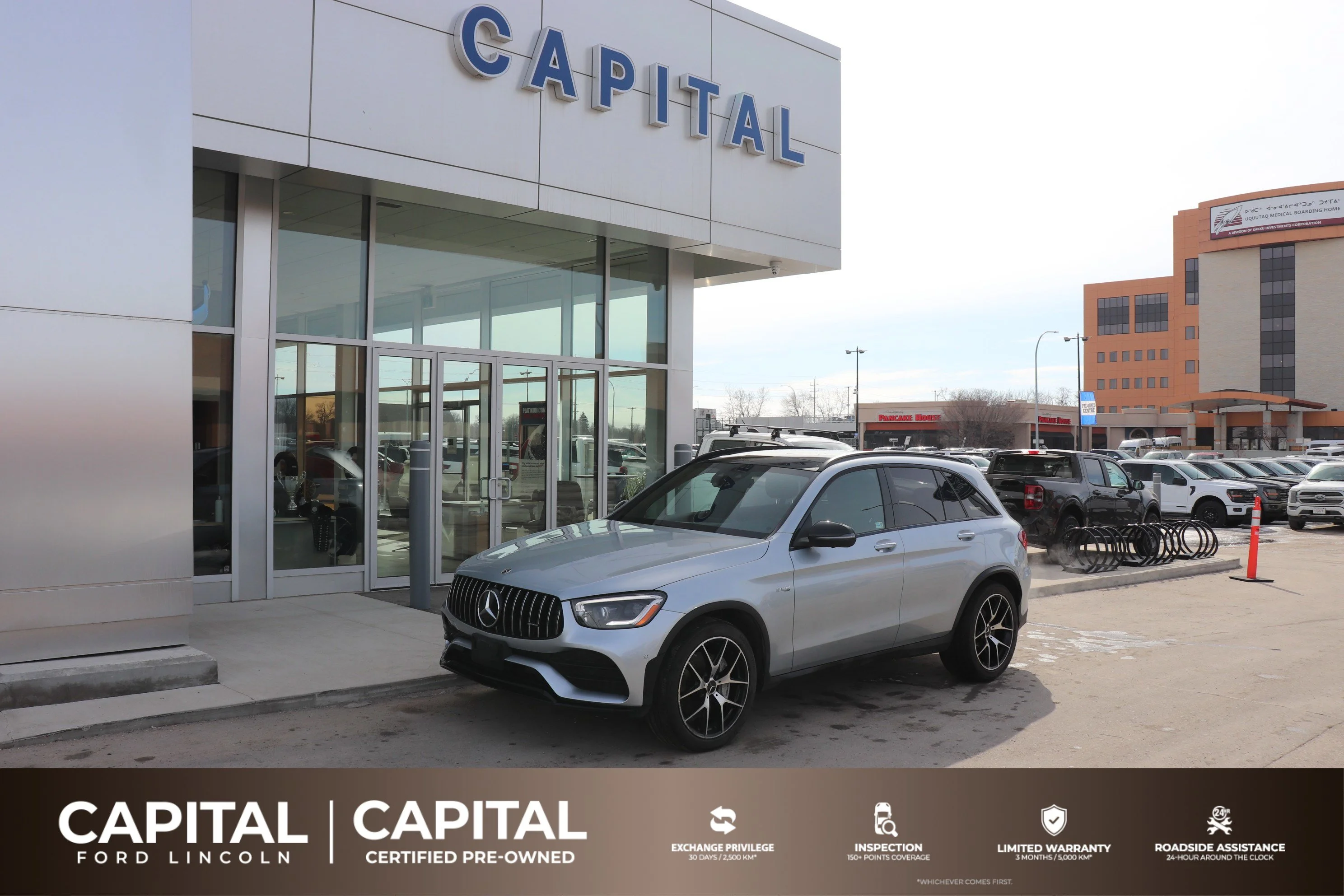 Used 2021 Silver Mercedes-Benz AMG GLC 43 4MATIC SUV image 1