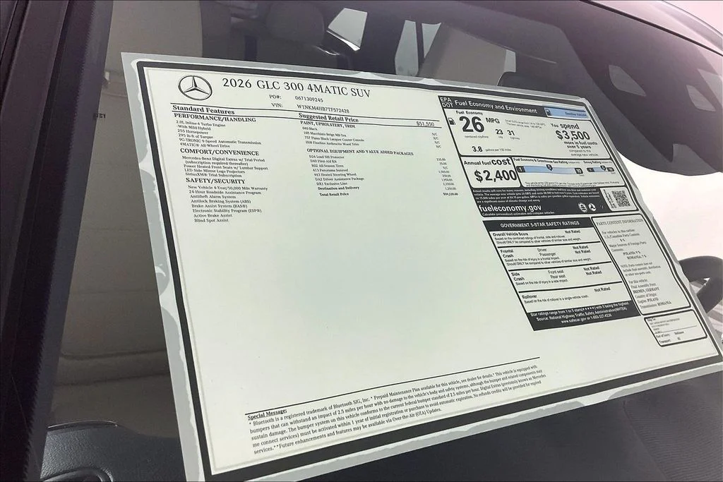 New 2026 Black Mercedes-Benz GLC 300 image 13