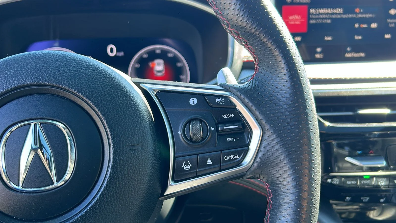 Certified Used 2023 Performance Red Pearl Acura SH-AWD with A-Spec Package image 13