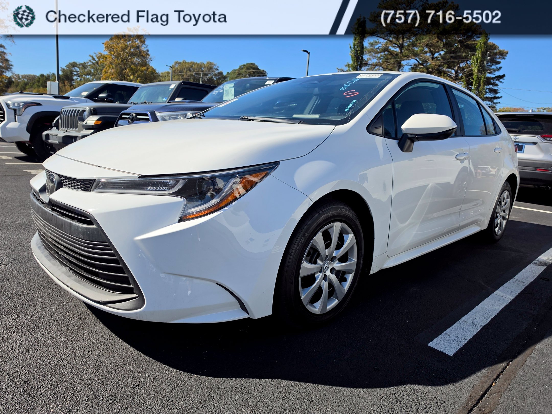 Used 2024 Ice Cap Toyota LE image 1