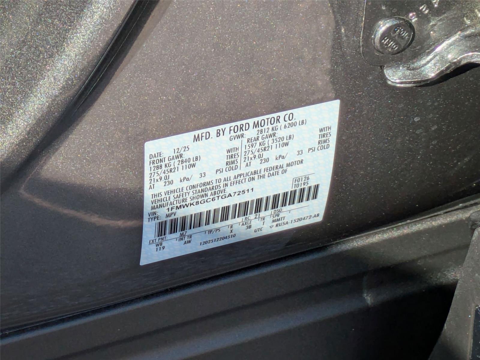 New 2026 Carbonized Gray Metallic Ford ST image 39