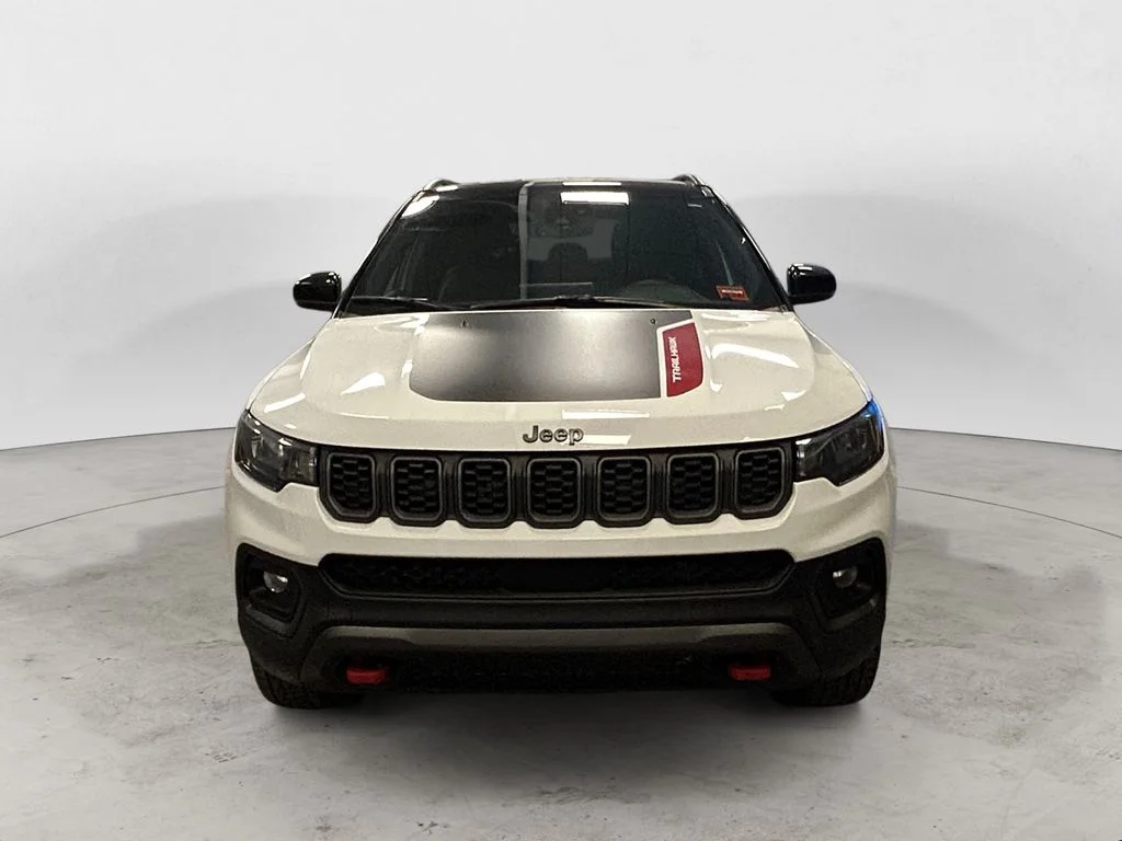 Used 2025 Bright White Jeep Trailhawk image 8