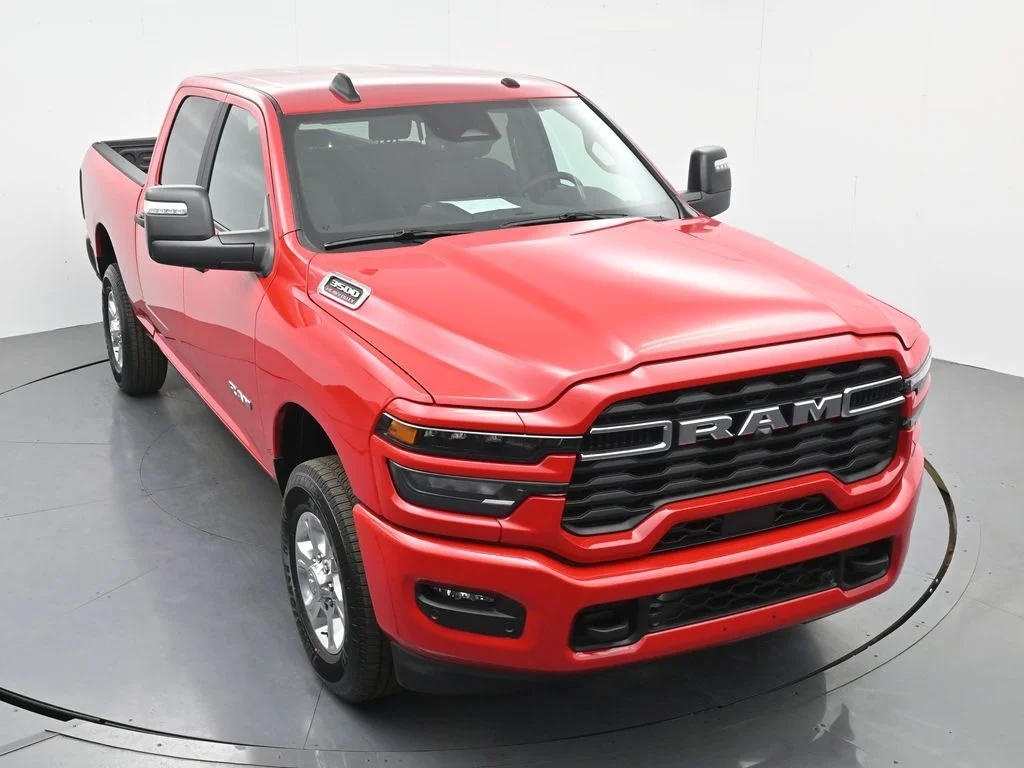New 2026 Flame Red Clear-Coat Exterior Paint RAM Big Horn image 24