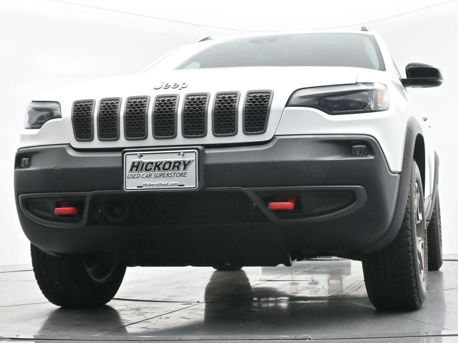 Used 2022 Bright White Clearcoat Jeep Trailhawk image 48