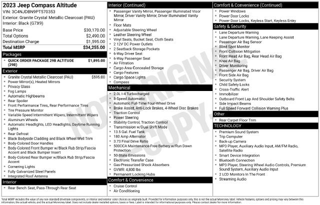 Used 2023 Gray Jeep Latitude image 21