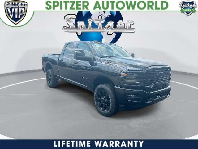 New 2026 Diamond Black Crystal Pearl-Coat Exterior Paint RAM Big Horn image 3