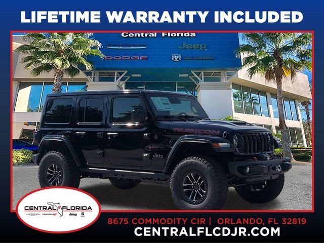 New 2026 Black Clear-Coat Exterior Paint Jeep Rubicon X image 1