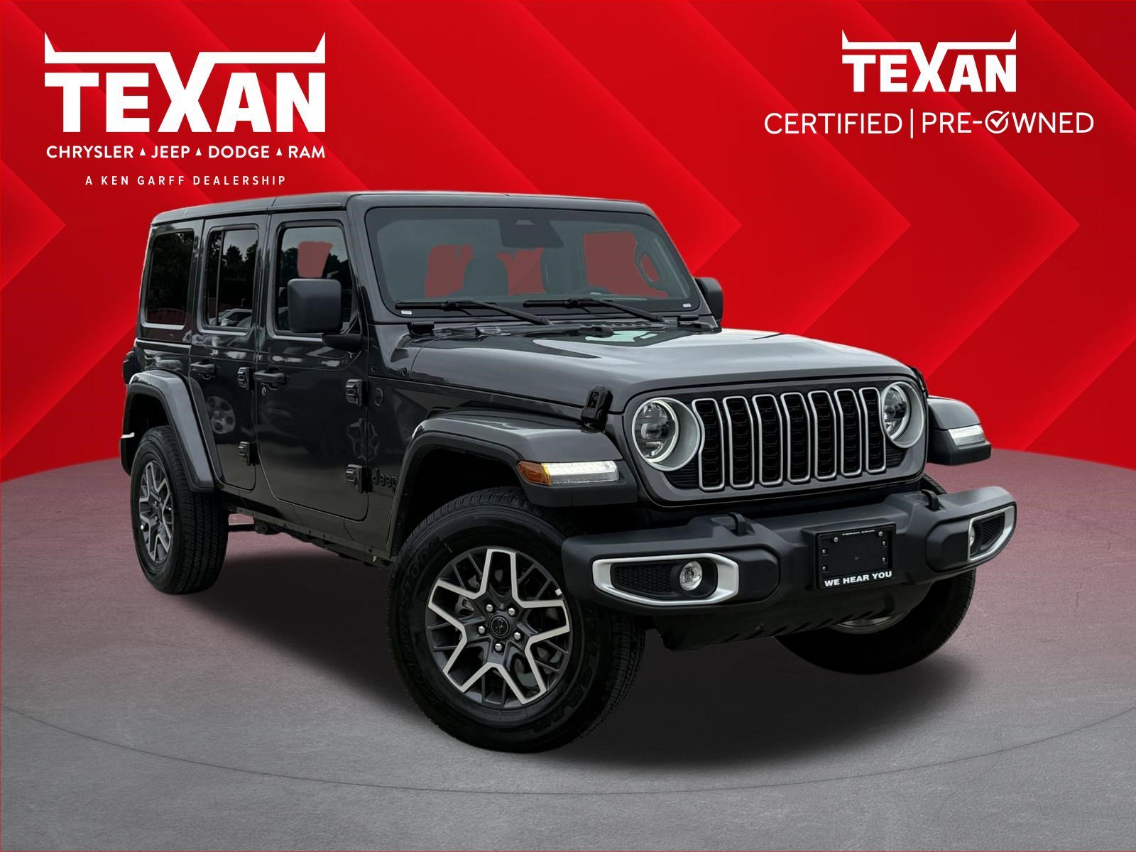 Used 2025 Granite Crystal Metallic Clearcoat Jeep  image 1