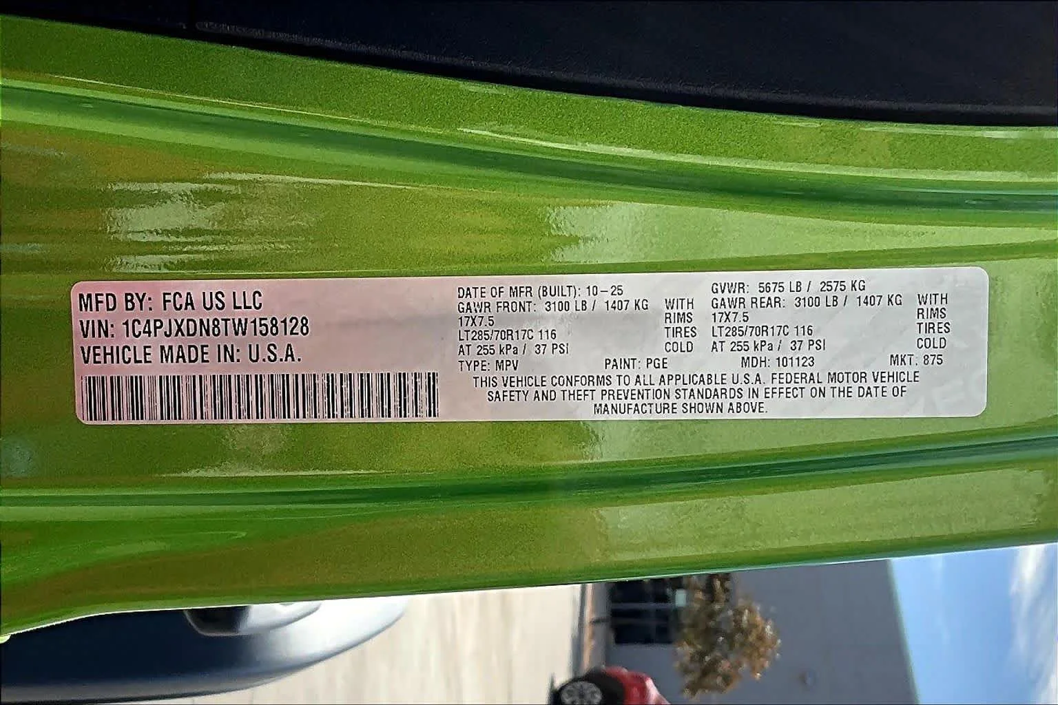 New 2026 Mojito Clearcoat Jeep Willys image 18