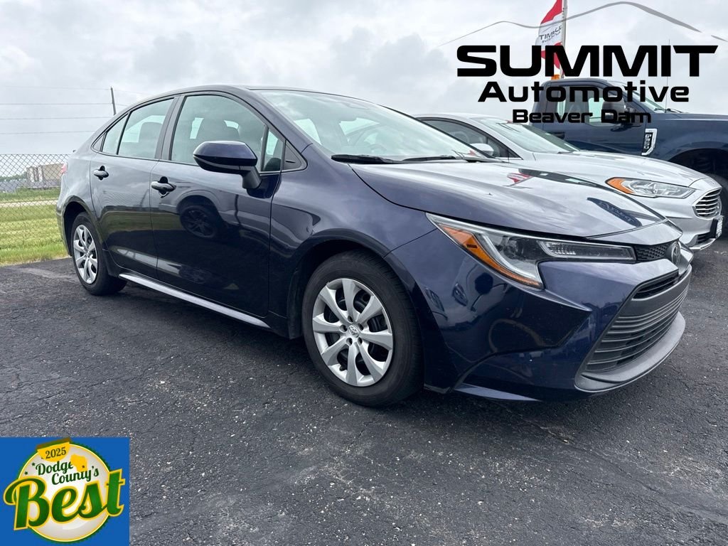 Used 2024 Blue Toyota LE image 1