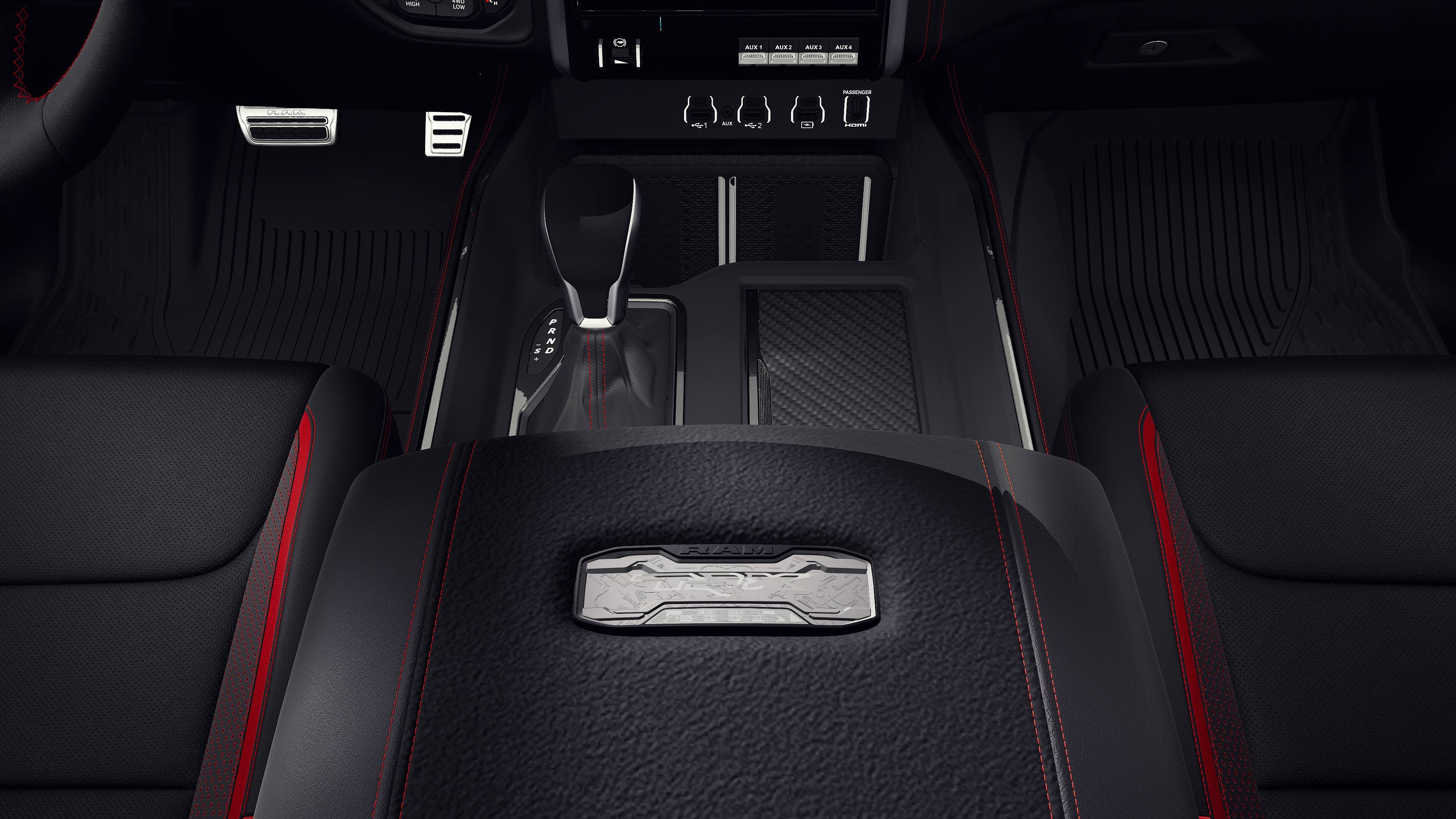 New 2027 Diamond Black Crystal Pearl-Coat Exterior Paint RAM TRX image 4