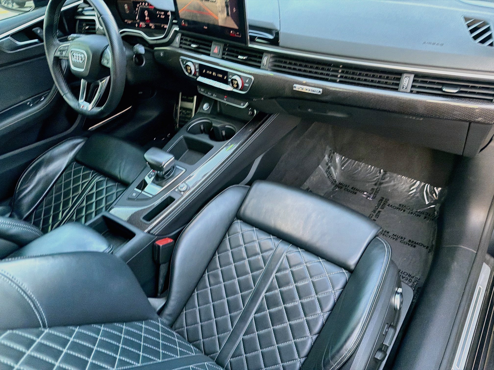 Used 2023 Daytona Gray Pearl Effect/Black Roof Audi Premium Plus image 12
