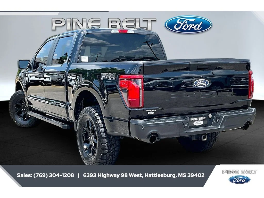 Used 2024 Agate Black Metallic Ford STX image 2