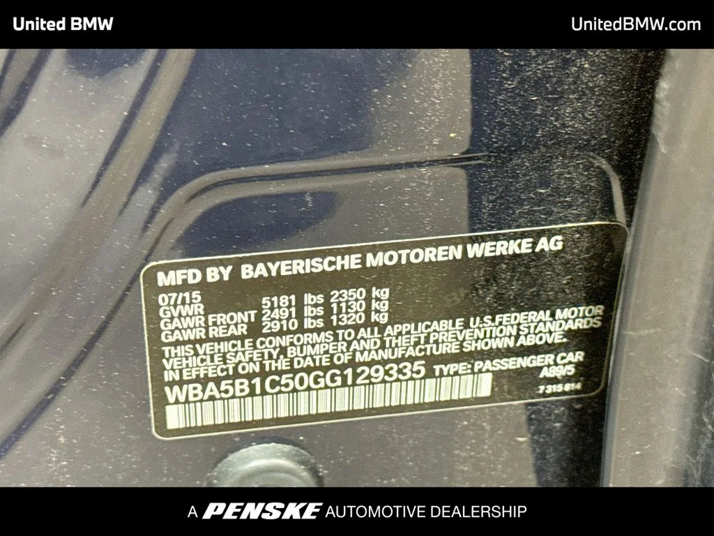 Used 2016 Imperial Blue Metallic BMW 535i image 22