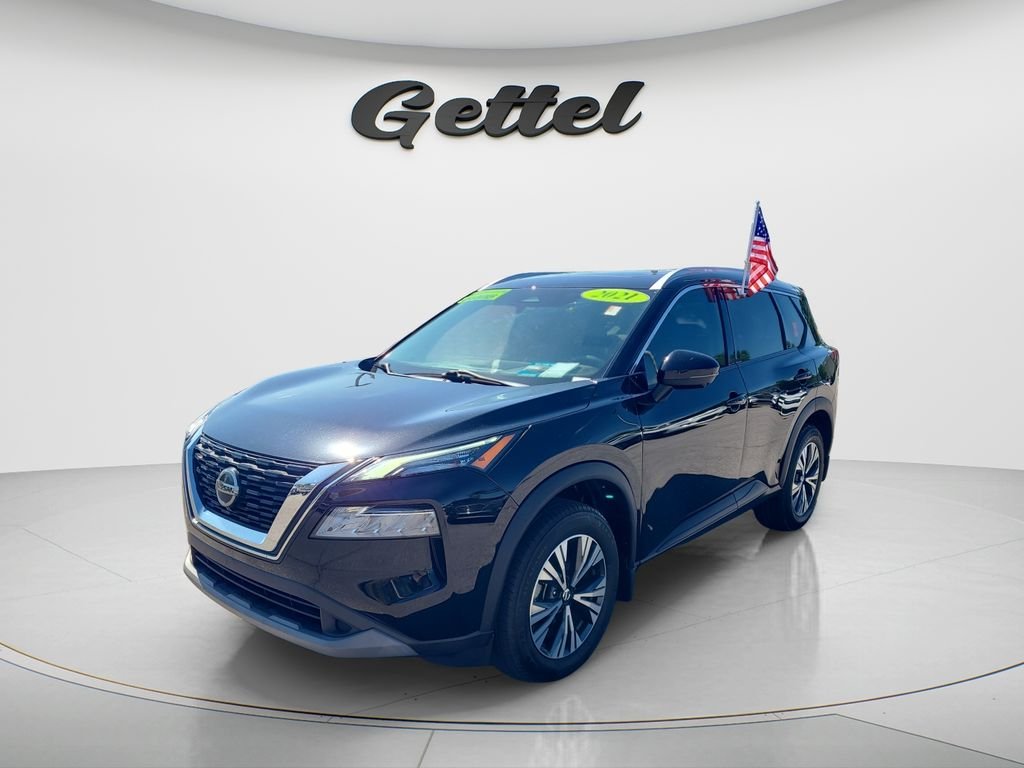 Used 2021 Black Nissan SV image 1
