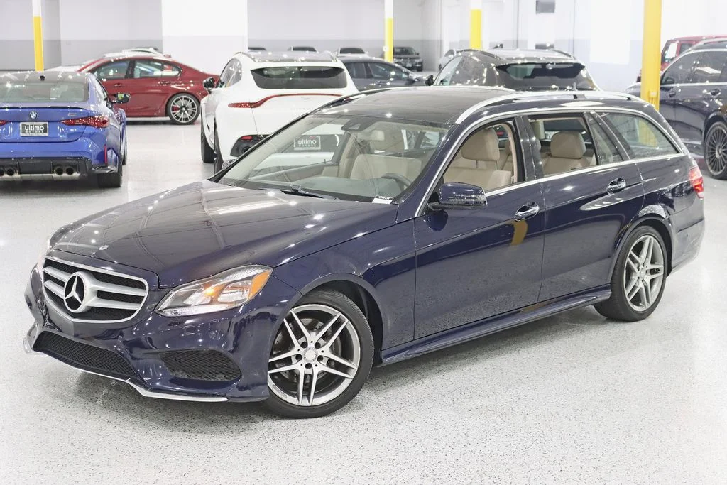 Used 2016 Blue Mercedes-Benz E 350 image 6