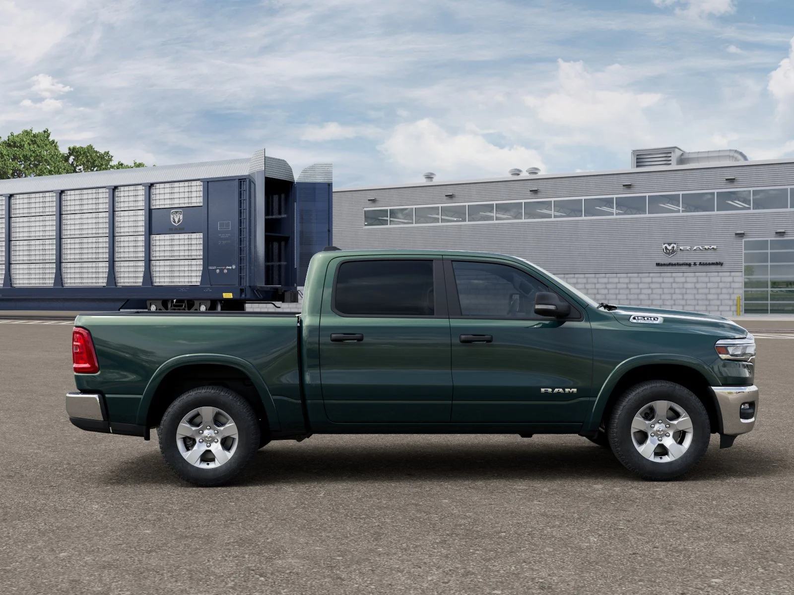 New 2026 Serrano-Green Metallic Exterior Paint RAM BIG HORN image 21