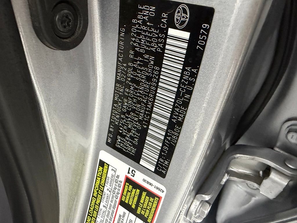 Certified Used 2024 Silver Toyota LE image 35