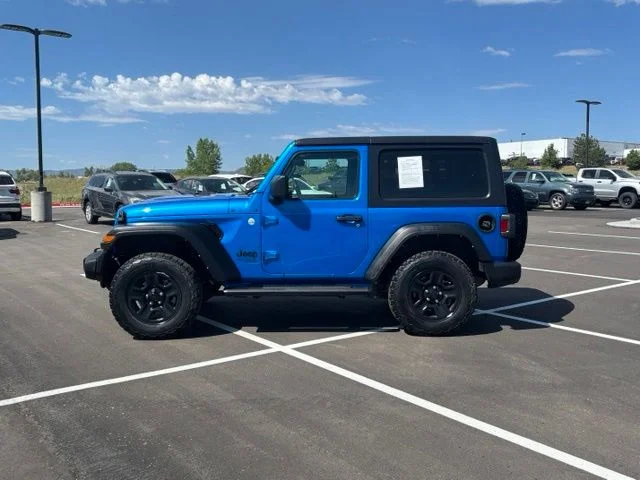 Used 2021 Blue Jeep Sport image 2