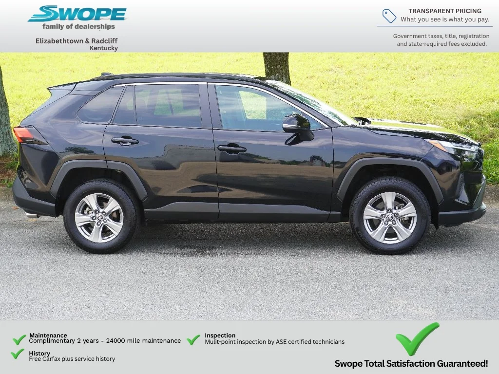 Used 2024 Midnight Black Metallic Toyota XLE image 2