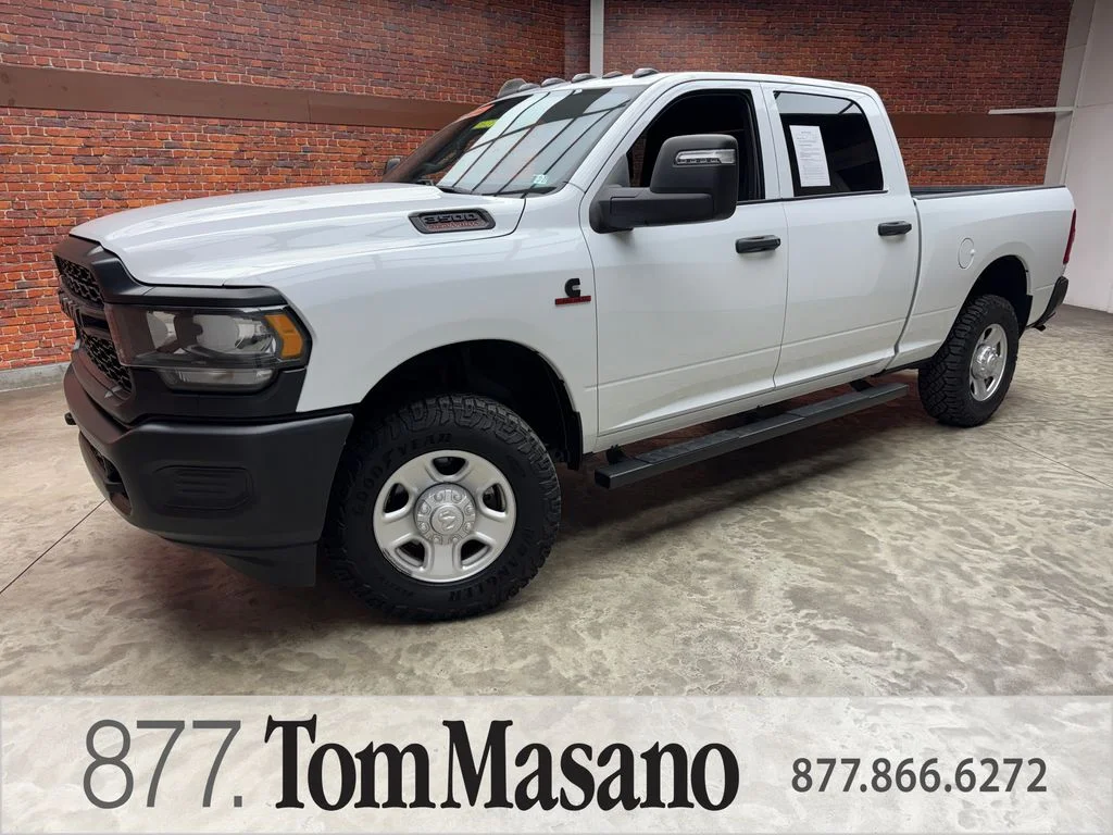 Used 2024 Bright White Clearcoat Ram Tradesman image 1
