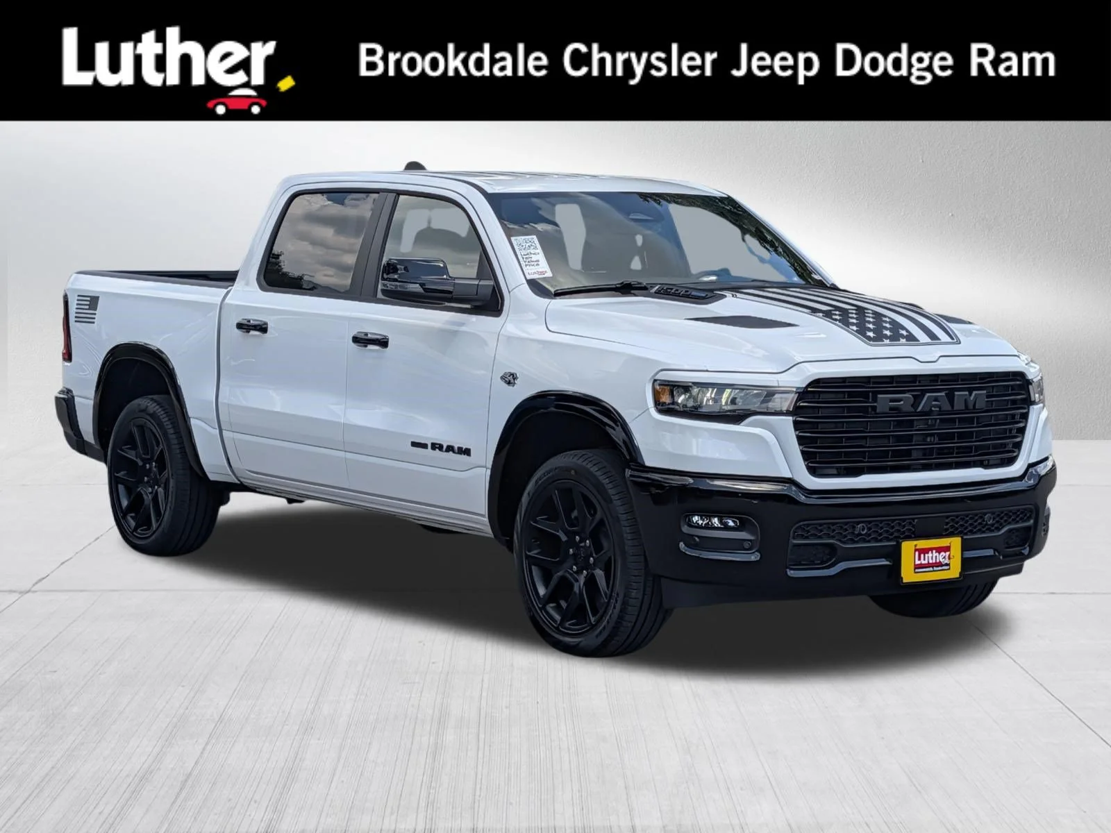 New 2026 Bright White Clear-Coat Exterior Paint RAM Laramie image 1